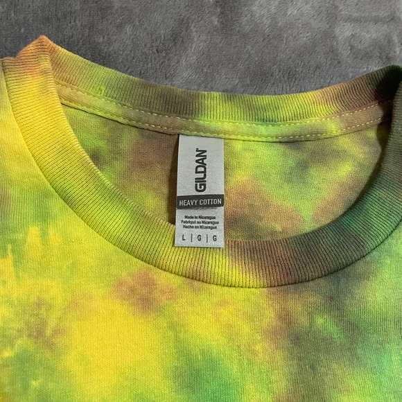 Gildan Classic Tie Dye Tee Shirt Top - Picture 3 of 3